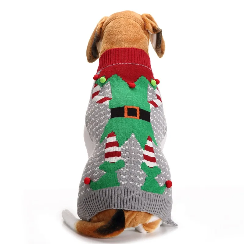 

Fashionable Christmas Dog Sweater Warm Clothes Puppies Cats Pullover Type Winter Coat Knitwear Poodle Corgi