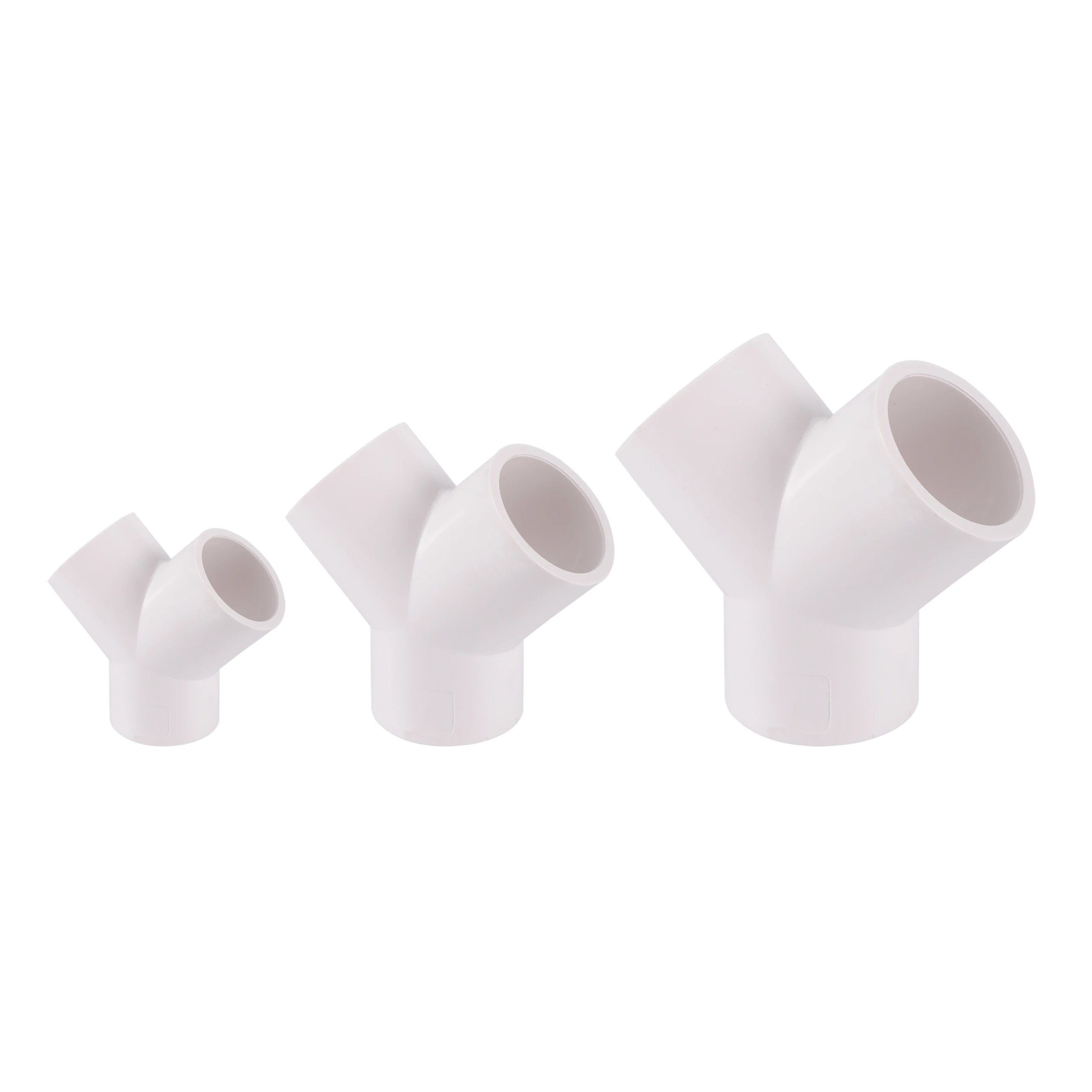 20/25/32mm PVC Y-Shaped Connector 3 Way PVC Pipe Fittings Garden Irrigation Water Tank Tube Coupling DIY Shelf Build Joint