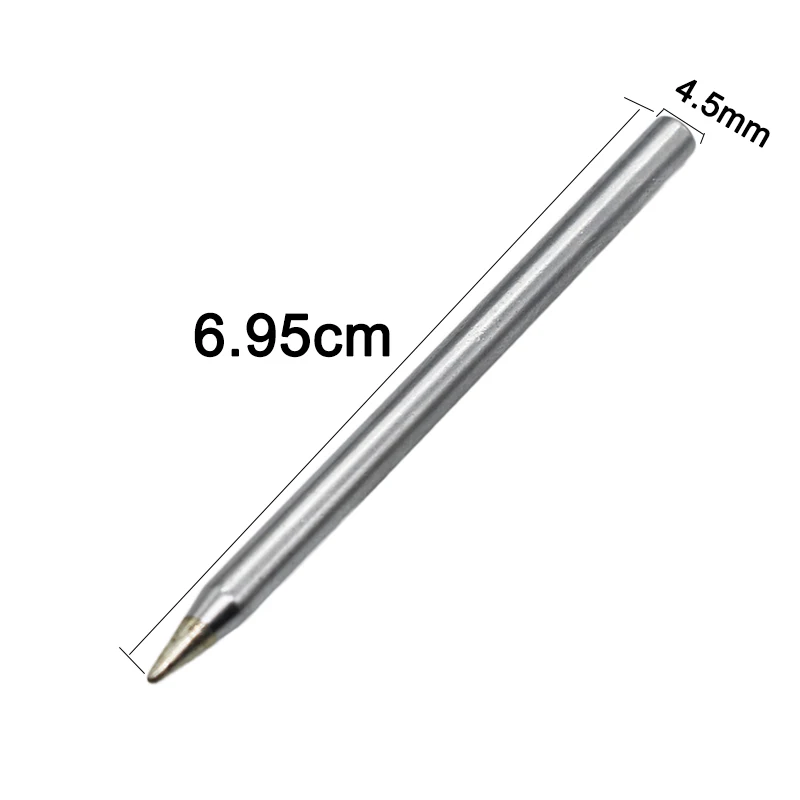 40W Lehim Ütüler Elektrikli Havya İpuçları Kafa Değiştirilebilir 4.5mm Shank 69x4.5mm