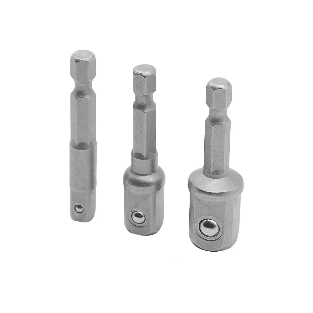 1pcs 1/4 1/2 3/8 Batch electric drill sleeve adapter rod Batch electric drill sleeve connecting rod extension rod