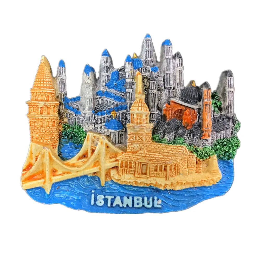 Europe Turkey Tourist Souvenir Magnetic Sticker Fridge Magnets Refrigerator Decoration Articles Handicraft Gifts