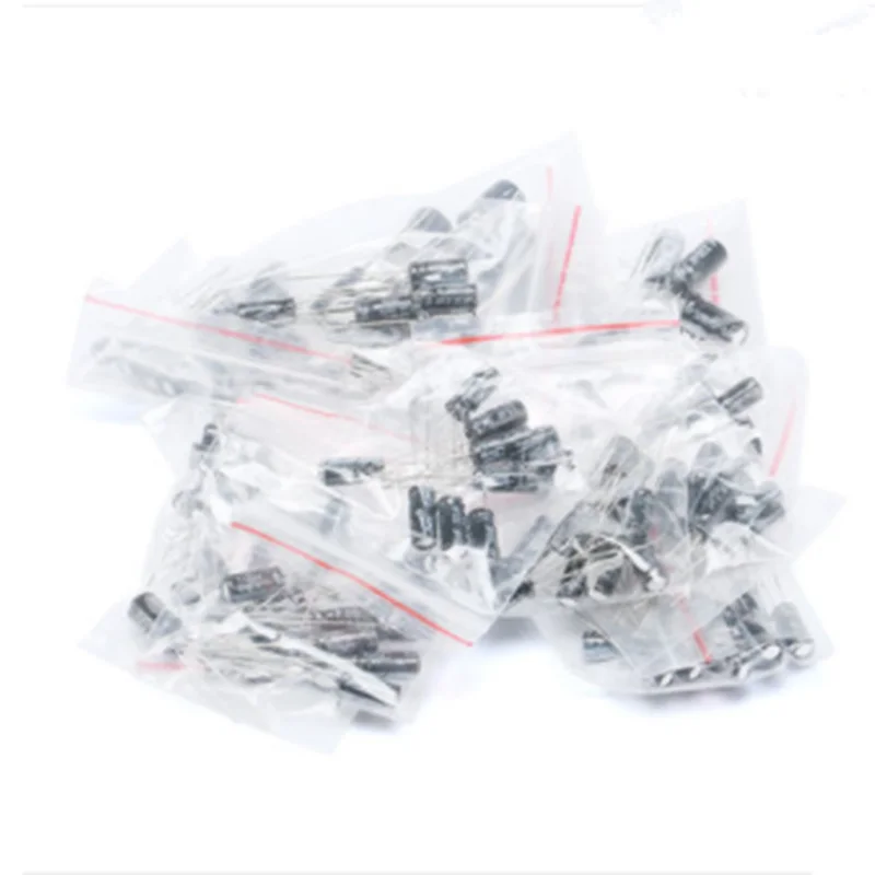 Component package Electrolytic capacitor package Component package 1UF-470UF 12 kinds of 10 each, a total of 120 accessories pac