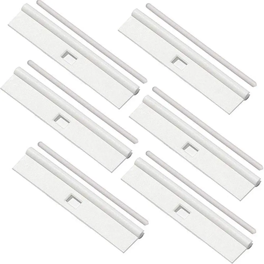 Slat Hanger 6Pack for Blinds Hook Carrier 3.5inch/89mm Blinds Vane, Plastic Spline for Vertical Blind Components/Parts/Accessory