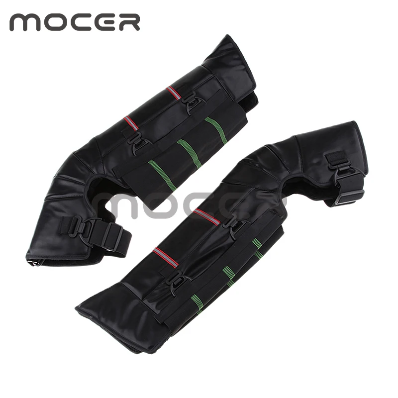 Windproof Long Knee Sleeve Warmers Thermal Brace Wraps Pads for Outdoor Motorcycle Ski Snowboarding Cycling