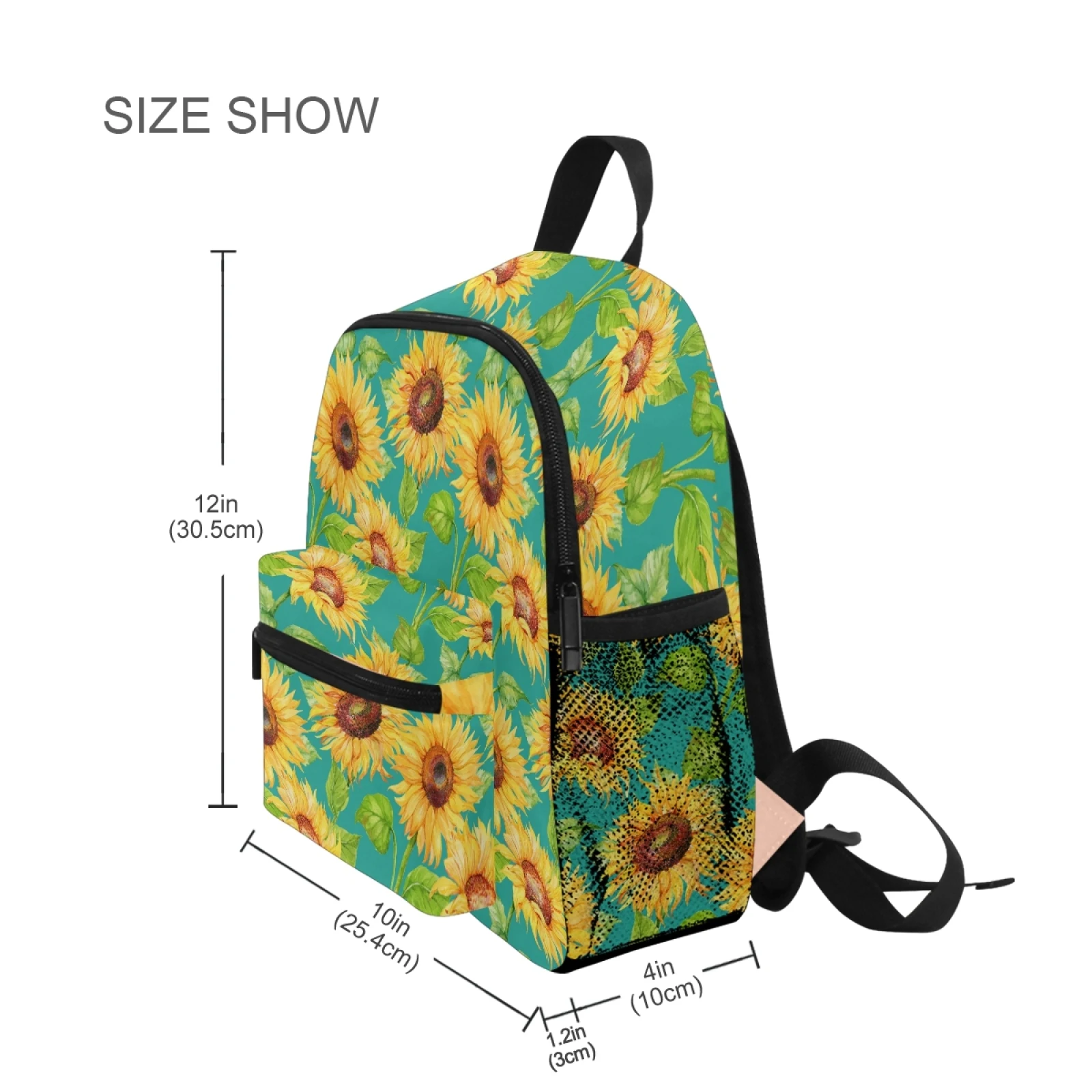 2021 NEW Orthopedic School Bags For Girls Sunflower Print Children School Bag Kids Satchels Girl Knapsack Top-Quality Book Bags