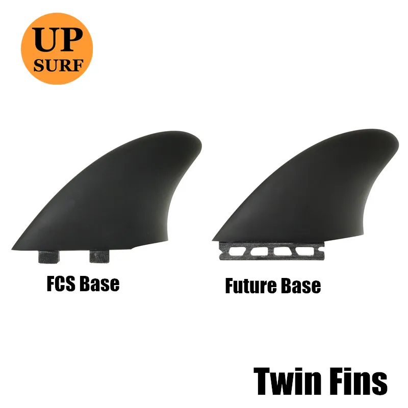 Fiberglass TWIN fins Double Tabs/Single Tabs/Double Tabs 2 Keel fins side fins surf fins 2pcs per set new fins upsurf