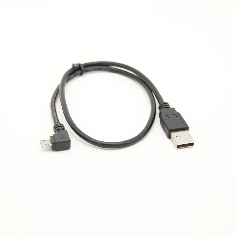 90 Degree Up Down Left Right Angled Micro USB Male to USB 2.0 male Data Charge connector Cable for Android phone tablet