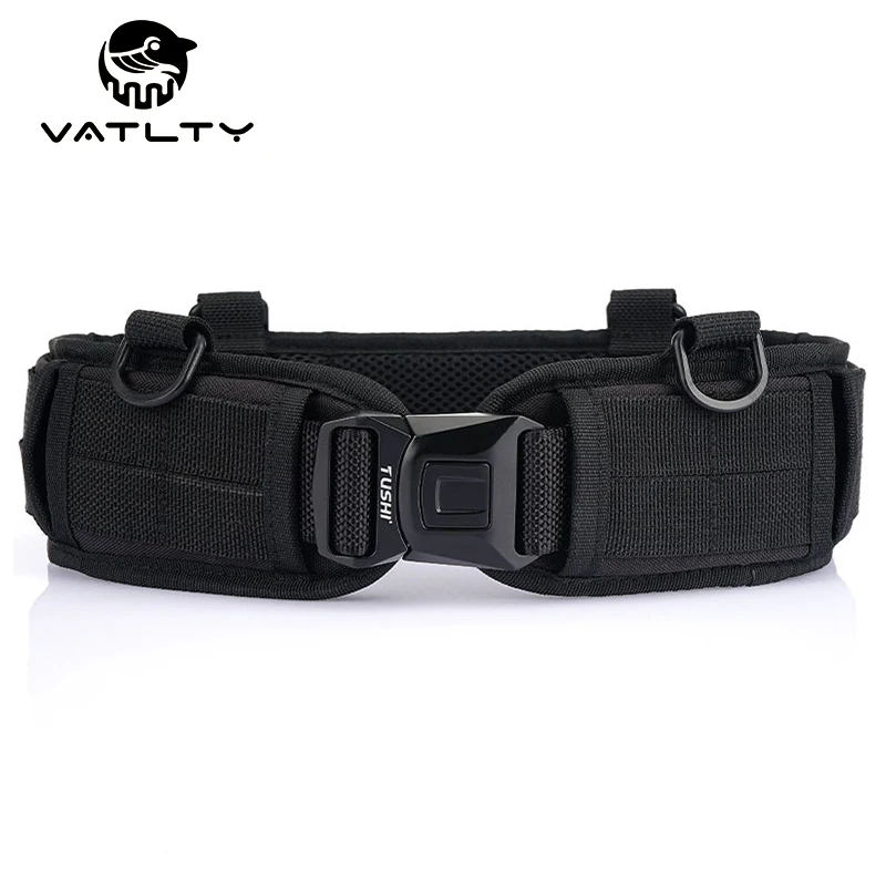 VATLTY New Tactical Belt Molle for Men Metal Buckle Strong Nylon Military Belt Outdoors Waistband Girdles Male