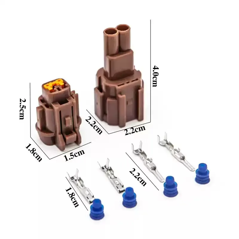 

500 комплектов DJ7029A-2.2-11/21 2,2 мм 2-контактные автомобильные электрические разъемы AMP для VW, BMW, Honda, Toyota, NISSAN и других моделей.