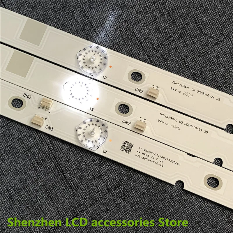 30piece=10lot   LED39C310A MS-L1136-R   MS-L1136-L   JS-D-JP3910-071EC 061EC   aluminium   100%NEW    （2PCS  7LED+1PCS  6LED）