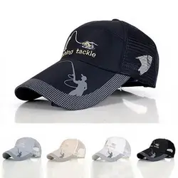 Cap Adjustable Sun Protection Cotton Mesh Baseball Cap for Outdoor одежда для рыбалки Fishing Caps