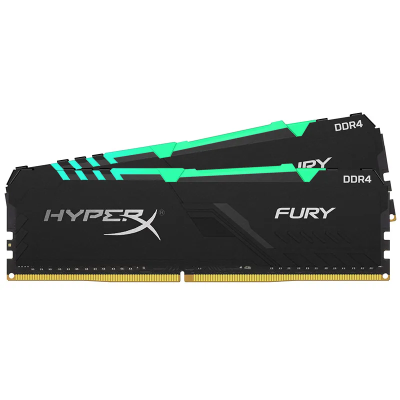 Kingston HyperX FURY DDR4 RGB 메모리 2666MHz 3000MHz 3200MHz 3600MHz RAM DIMM XMP 8GB 16GB Memoria Rams ddr4 for Desktop Memory