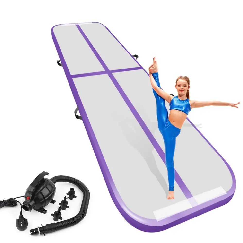 2m 3m 4m Inflatable Gymnastic Mattress Gym Tumble Air Track Floor Tumbling Air Track Mat For Adult or Child