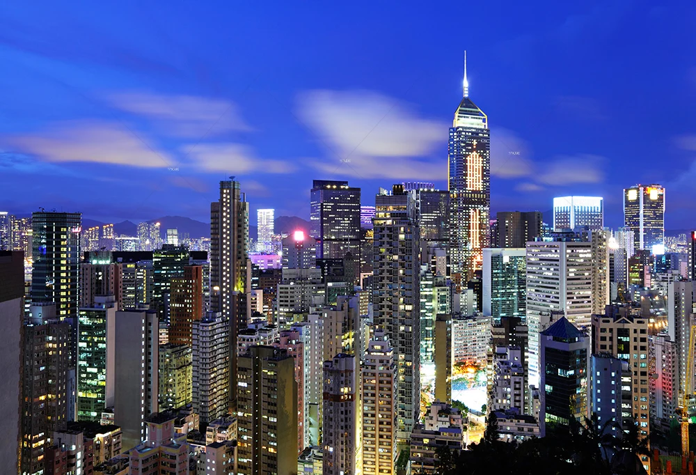 New York City Manhattan Night Scene Skyscraper Urban Times Square Light Photography Backdrop Vinyl Photo Background Studio Props