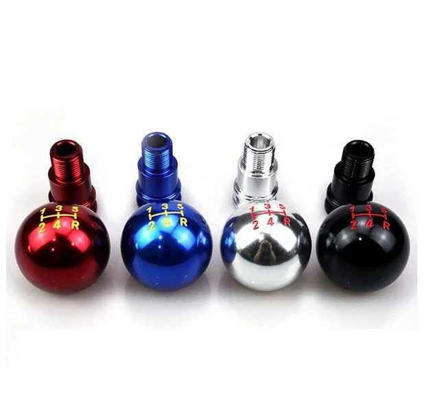 

Universal 5 Speed Car AT MT Gear Shift Knob Aluminum Lever Shifter Stick Manual Gear Head Lever Headball Knobs
