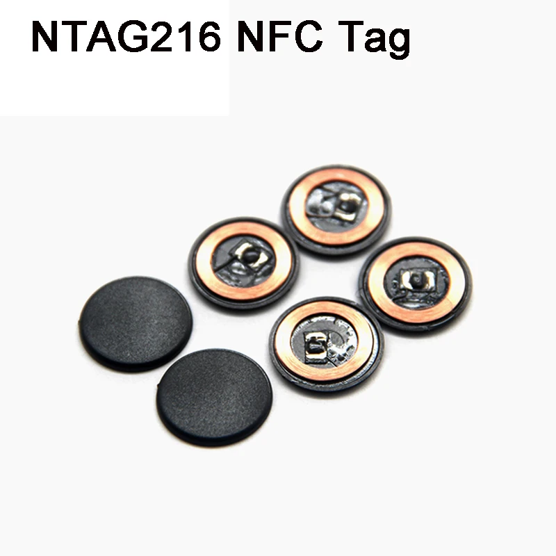 10Pcs/Lot NTAG 216 RFID Laundry Button Tag High Temperature Resistant Durable Washable 30mm NFC Tags for Clothing Management