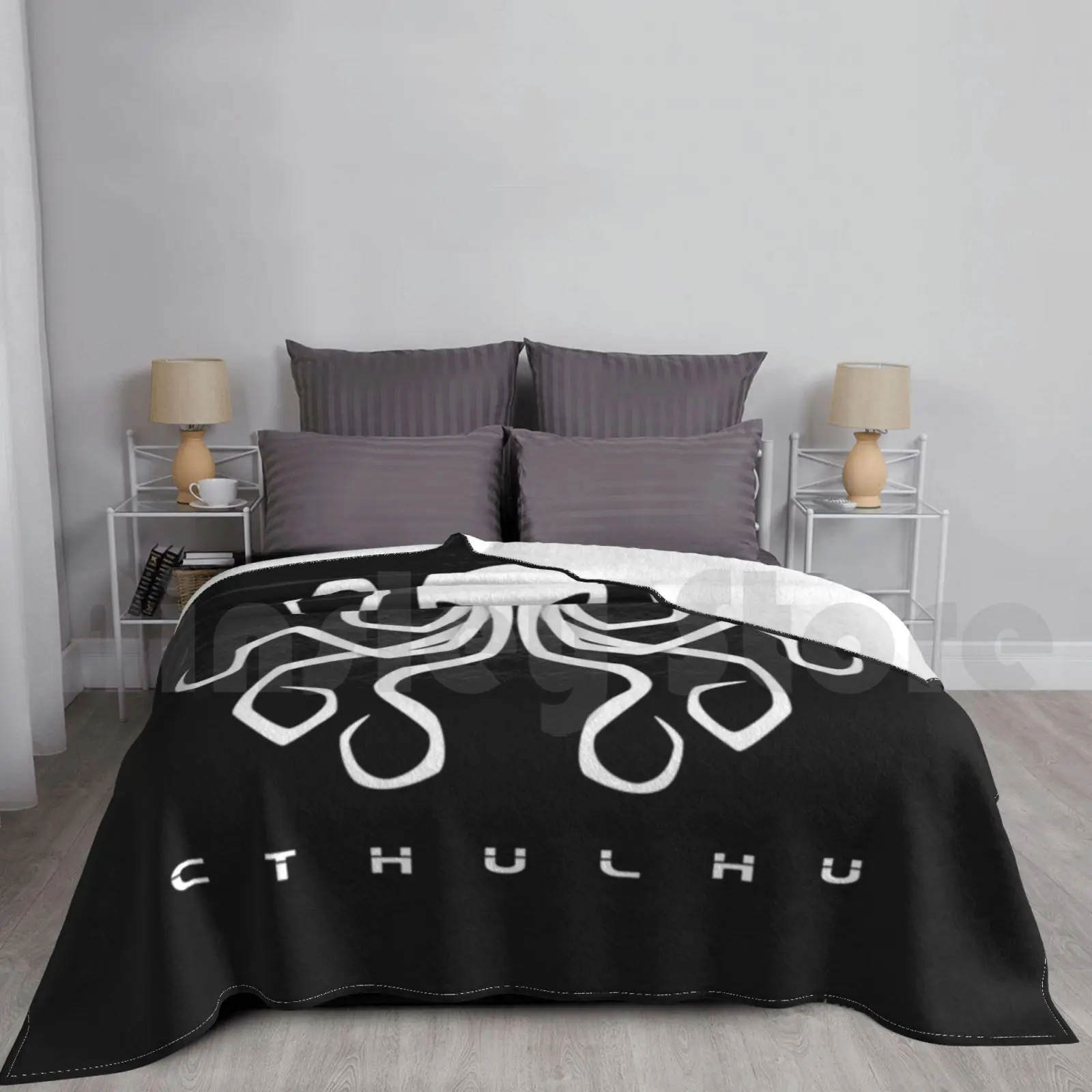 Chtulhu Blanket Fashion Custom The Call Of Cthulhu Cthulhu Pieuvre Octopus Squid I Gor The