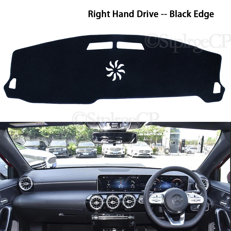 for Mercedes Benz A-Class W177 Anti-Slip Mat Dashboard Cover Pad Sunshade Dashmat Carpet Accessories A-Klasse A160 A180 A200 A45