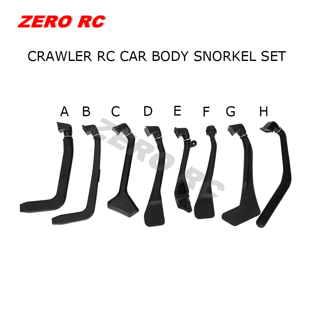 RC 1/10 CAR Rubber Safari Snorkel For 1:10 AXIAL SCX10 JEEP Wrangler RC4WD D90 D110 Cherokee Traxxas TRX4 FJ40 Body Shell