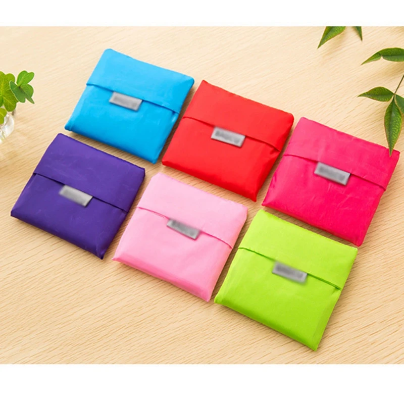 New Fashion Waterproof Shopping Bag Portable Folding Creative Reusable Foldable Shopping Bag Eco Tote Market Grocery Bag