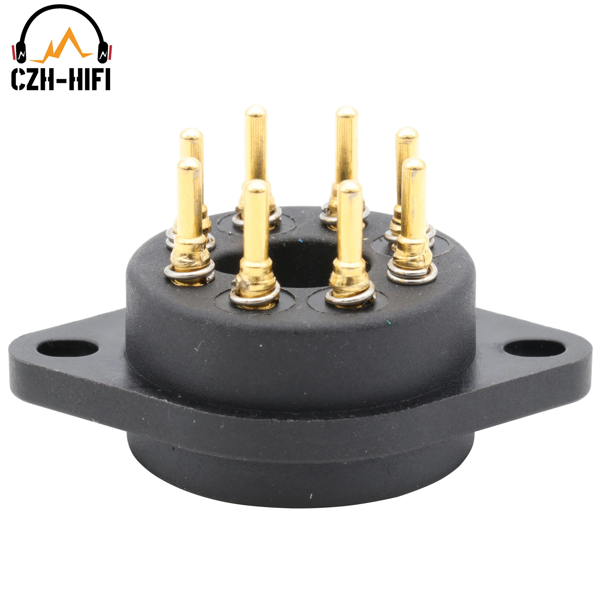 1pc 4Pin 8Pin 9Pin Polyimid Vakuum Rohr Buchse Power Lampe Jack für 300B EL34 274B 12AX7 ECC82 6DJ8 811 5U4 KT88 Audio HiFi – Detail 9