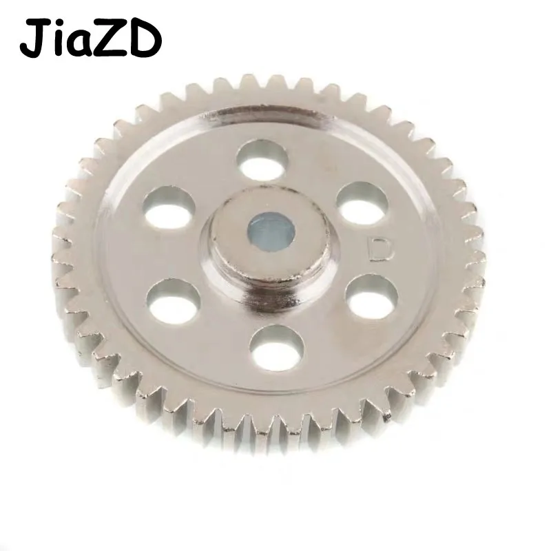 Aluminium Alloy Mental 44T Steel Speed Drive Diff Main Gear for HSP RC 1:10 Model Car Silver 05112 RC Car Accessories Y001