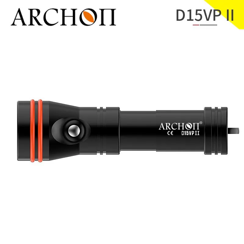 ARCHON D15VP II W21VPII Diving Video Light Underwater Scuba Diver LED Flashlight Max 3000 Lumens Waterproof Lantern USB Charge