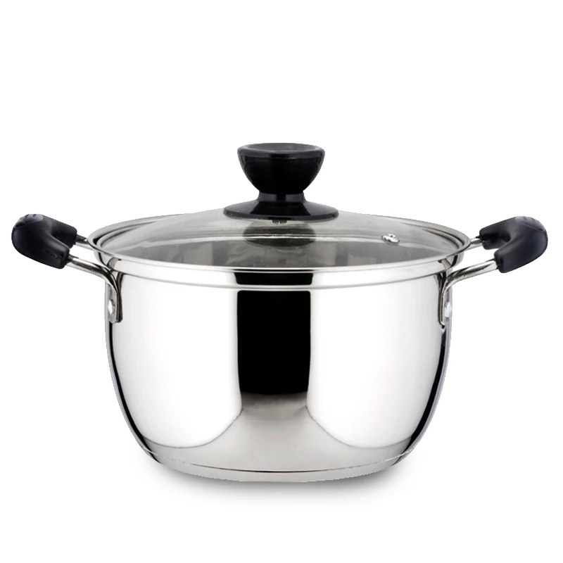 

Stainless Steel pot Double Bottom kitchen pot for Soup Pot Nonmagnetic Cooking Cookware pan Non-stick Pan instant pot stock pot