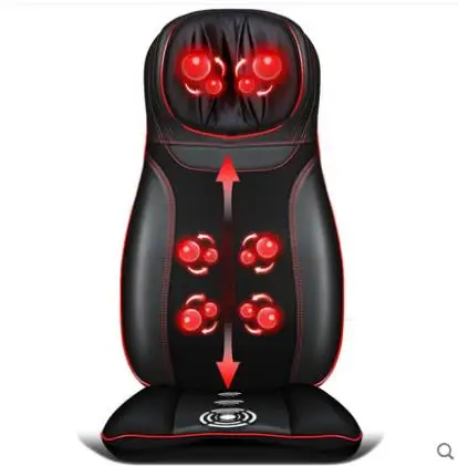 Car massage pad 2 and 1 massager cervical vertebra body massage chair multi-functional health care therapy