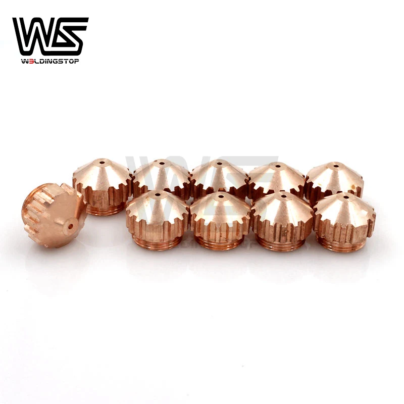 Tocha cortadora de plasma SAF 20/40/100 PLAZCUT NERTAJET 0408-2261 /0408-2262 / 0408-2385 Bico de ponta 1,0 mm / 1,2 mm / 1,6 mm PKG/10