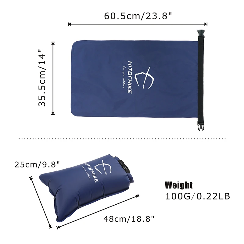 Hitorhike/Homful outdoor sleeping pad camping mat air pump Inflator Ultra light portable Fast inflation labor saving Pillow