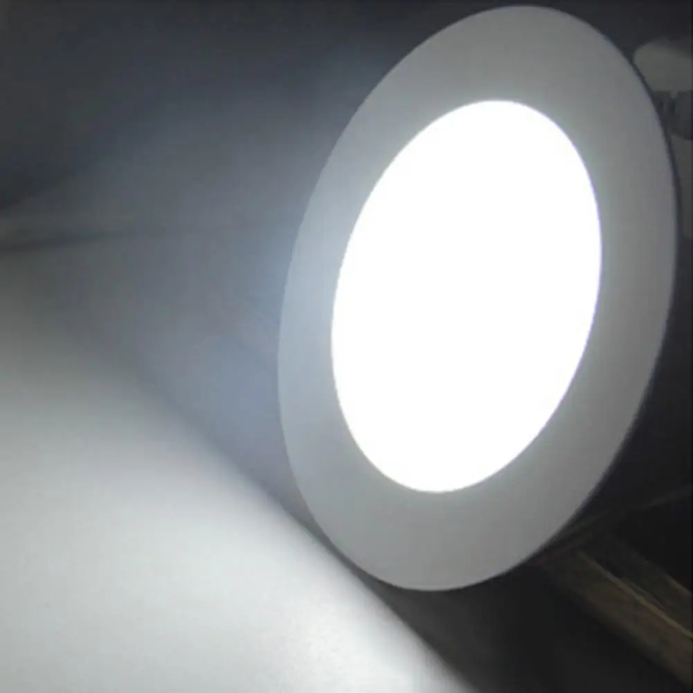 Lampu dengan HUB Adapter12V Tegangan Rendah Ultra Tipis Tersembunyi Mini LAMPU LED Downlight LED Display Lampu Lemari Dapur