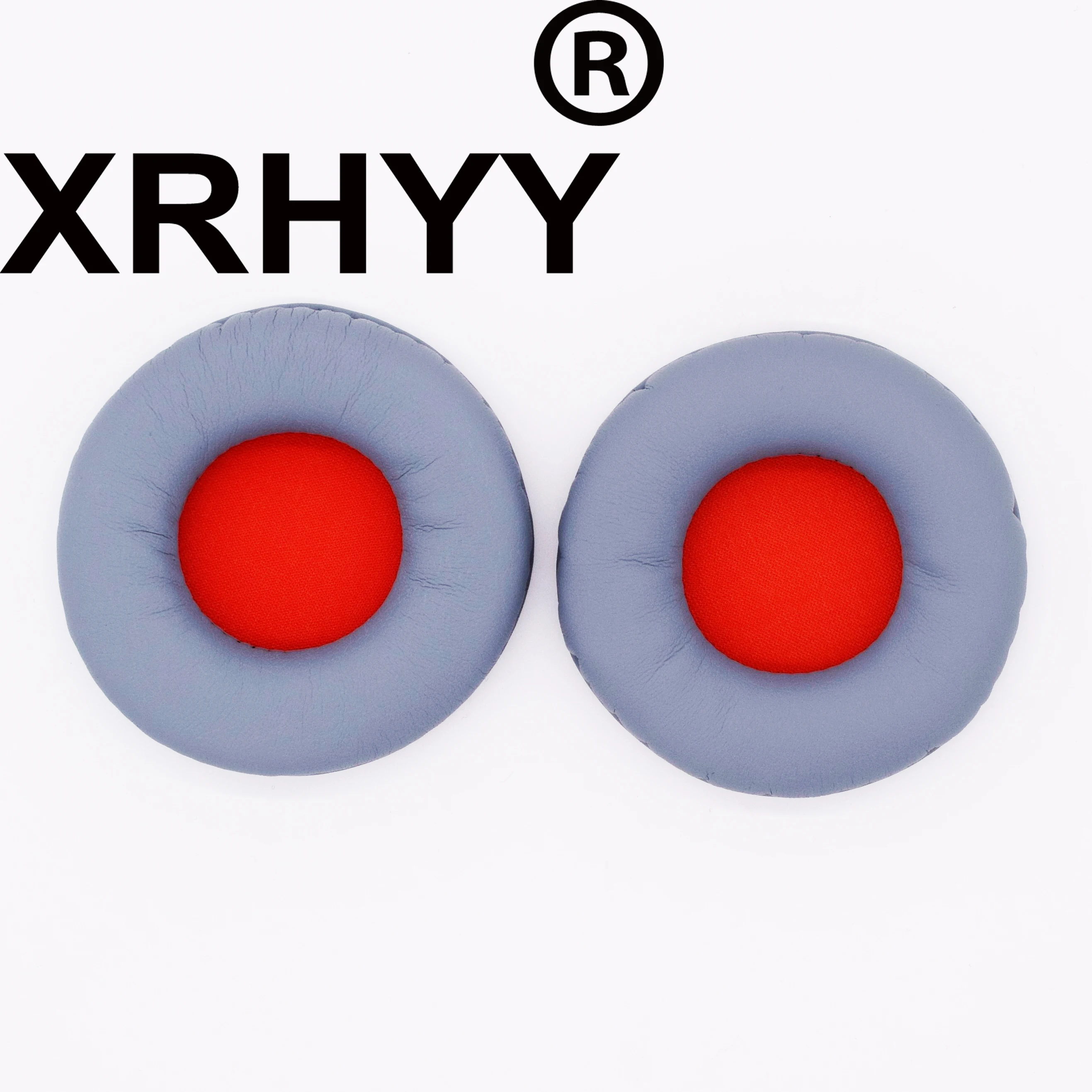 XRHYY Grey With Orange Replacement Ear Pad Earpads Cushion For SONY MDR-ZX600 Headphones