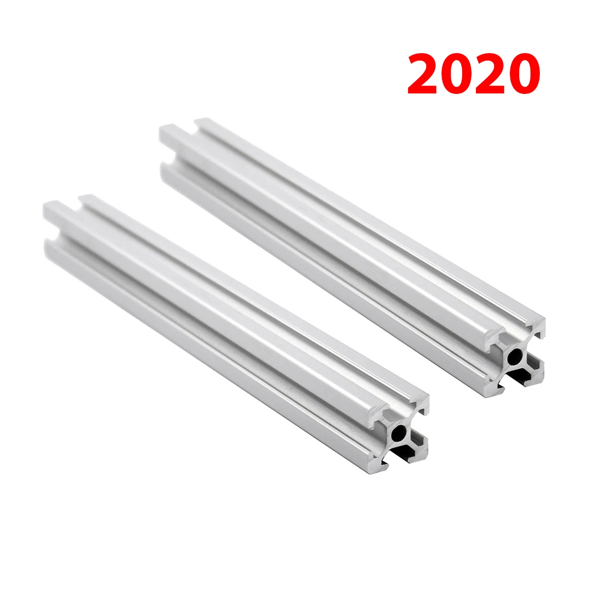 2PCS 2020 2040 3030 4040 T-Slot Aluminum Profile Extrusion Frame European Standard Linear Rail for CNC 3D Printer DIY Furniture