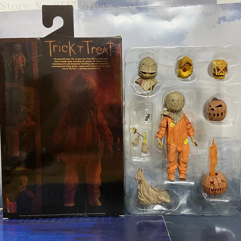 Klassischer Film Film Trick R Treat Actionfigur NECA Figur Trick R Treat Actionfigur Modell Leuchtendes Kürbisspielzeug Halloween Geschenk – Detail 6