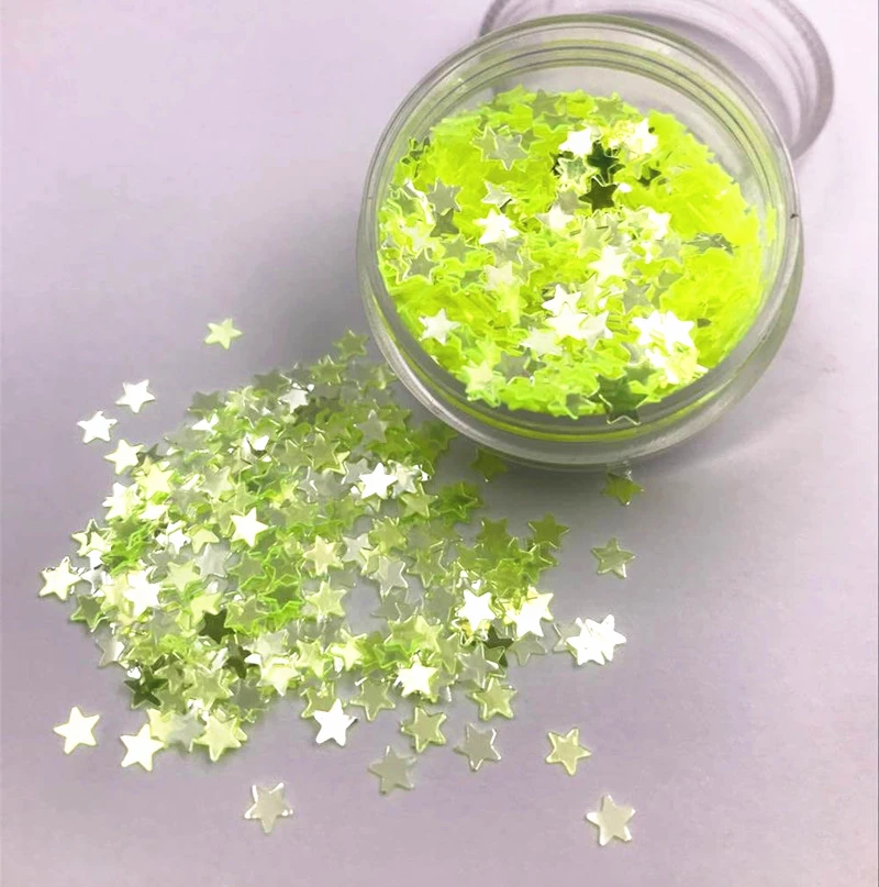 10g/Pack 3mm Transparent Rouge Loose Sequins Flat Star Paillettes DIY Sewing Wedding Craft  Decoration Lentejuelas Accessories