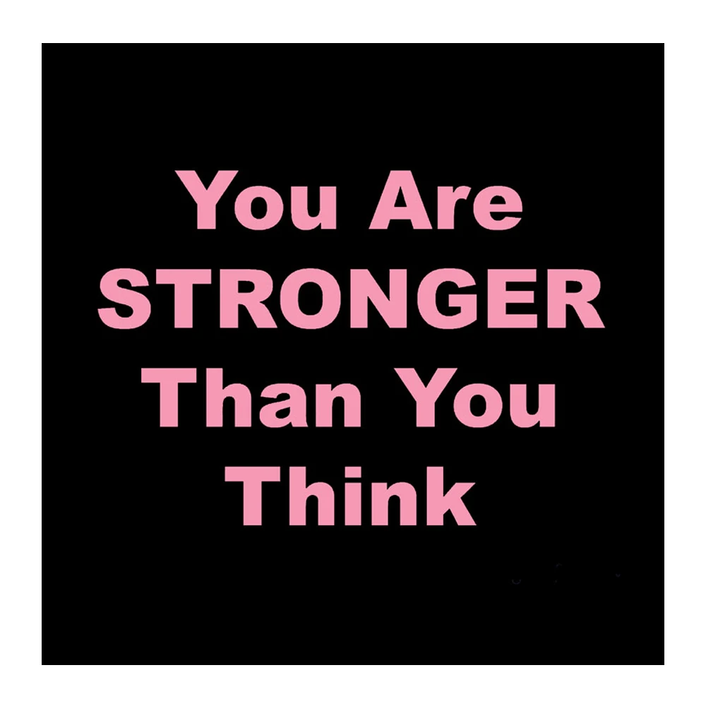 YOU ARE STRONGER THAN YOU THINK Custom Handmade Real Glass Tube Store Home Bedroom Decoration Display Gift Neon Sign 17