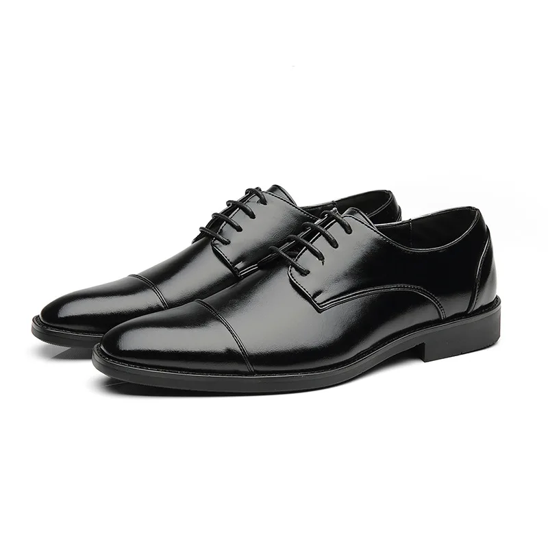 Men Formal Shoes Leather Business Casual Shoes High Quality Men Dress Office Luxury Shoes Male Breathable Oxfords 2020