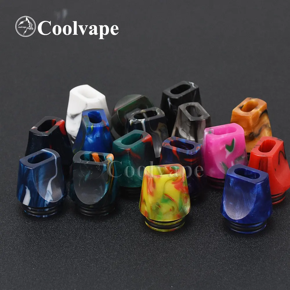 810 Drip Tip E cigarrillo atomizador accesorios Material de resina para Coilturd AN RDA Apocalipsis GEN 2 RDA Profile RDA