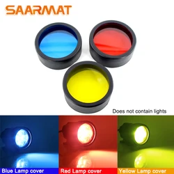 2Pcs Motorcycle headlight yellow/red/blue cover plastic DIY moto light cover 3000k Lamp cover diameter 58mm / 60mm