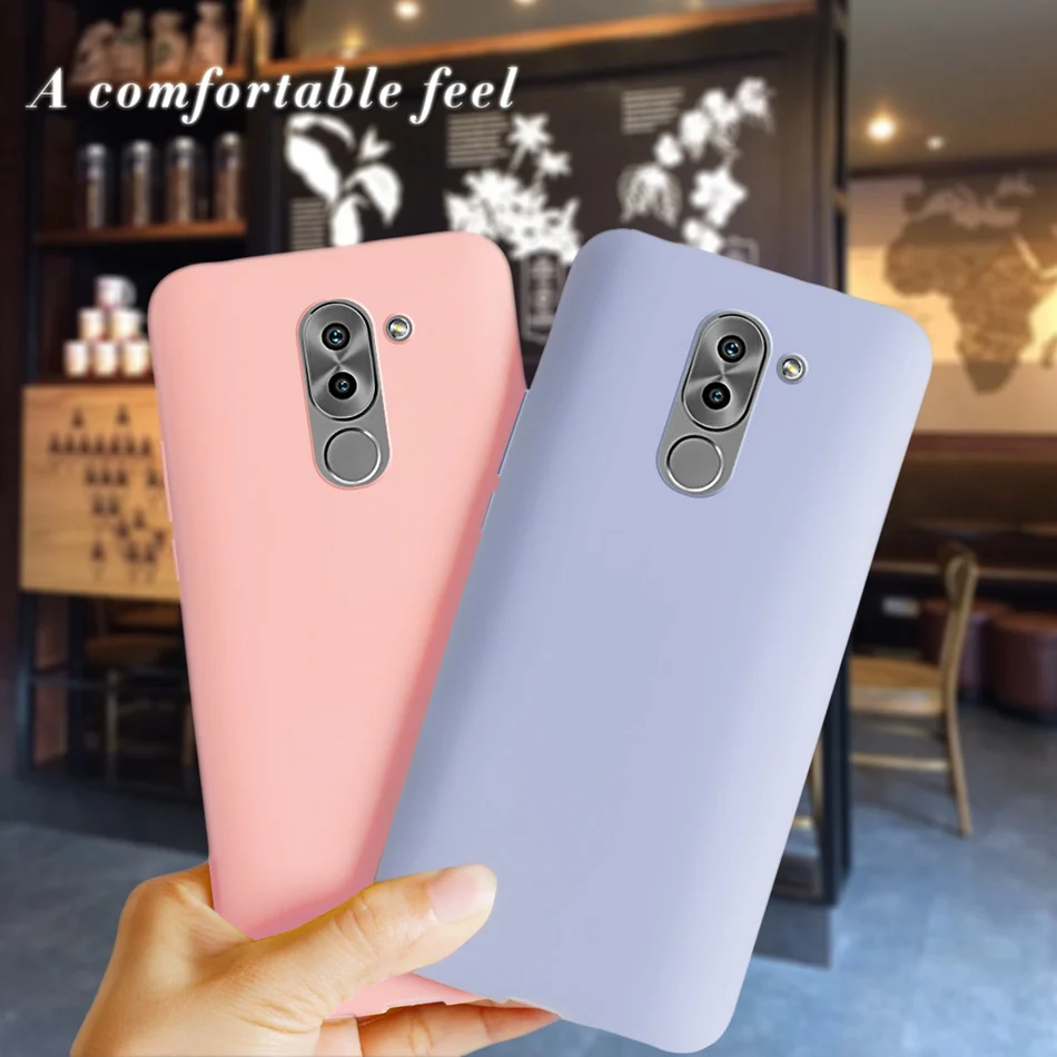 Soft Silicone Case For Huawei Mate 9 Lite Honor 6X Cover Phone Case Candy TPU Back Cover For Huawei GR5 2017 Mate 9 Lite Case