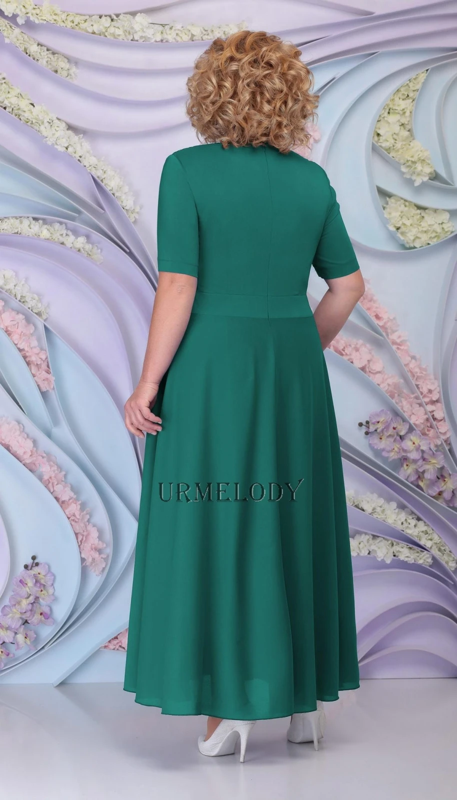 Green Long Dresses for Mother of the Bride Custom Plus Size Outfit