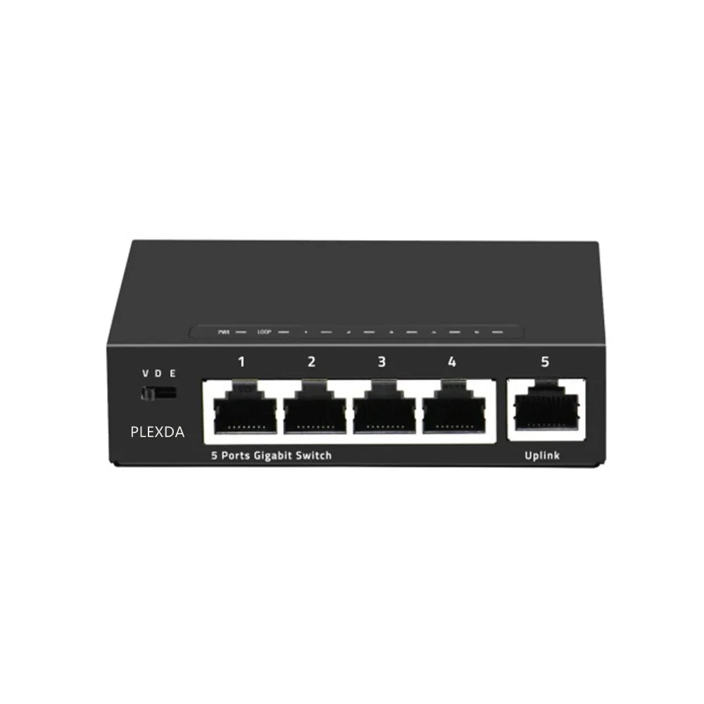 Plexda 5Ports 10/100/1000M Intelligent gigabit ethernet switch (SGD-SWG1050)