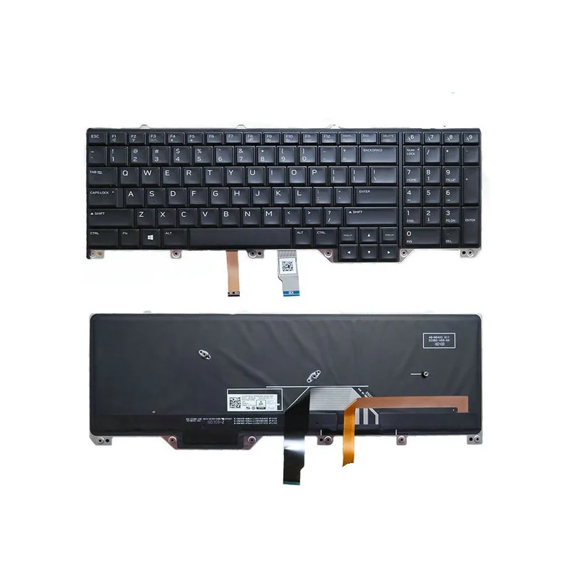 For Dell Alienware 17 13 15 R2 R1 R3 R4 R5 P69F Keyboard Macro Keyboard Notebook Keyboard New Original For Dell Notebook