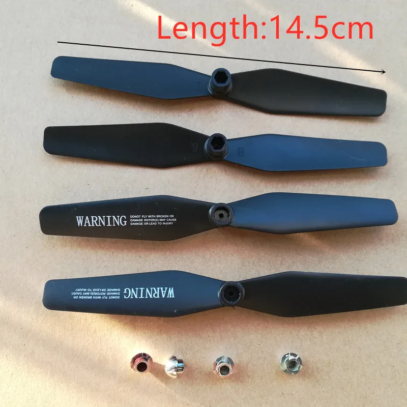 New Arrival 14.5cm 145mm Hexagonal hole 3.5mm 5mm Props CW CCW Propellers Main Blades For X5HW X5HC XS809 R/C Drone Quadcopter