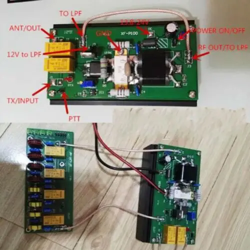 90W HF Power Amplifier + 100W 3.5Mhz-30Mhz LPF For FT-817 IC-703 KX3 Ham Radio