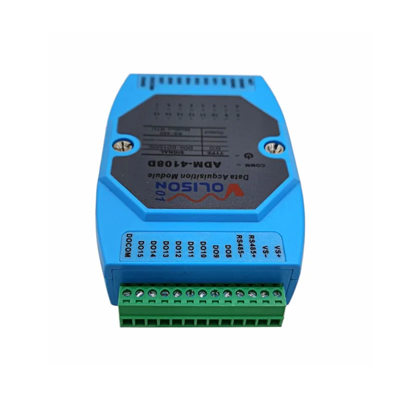 ADM-4108D 16-Kanaals Digitale/Schakelaar Output Module 16DO Npn Transistor Output Module Modbus RS485 Communicatie