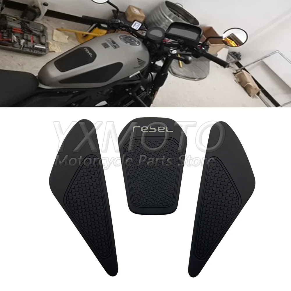 

Motorcycle fuel tank pad sticker antiskid side fuel tank sticker waterproof pad rubber for HONDA CMX300 CMX500 REBEL 300 500