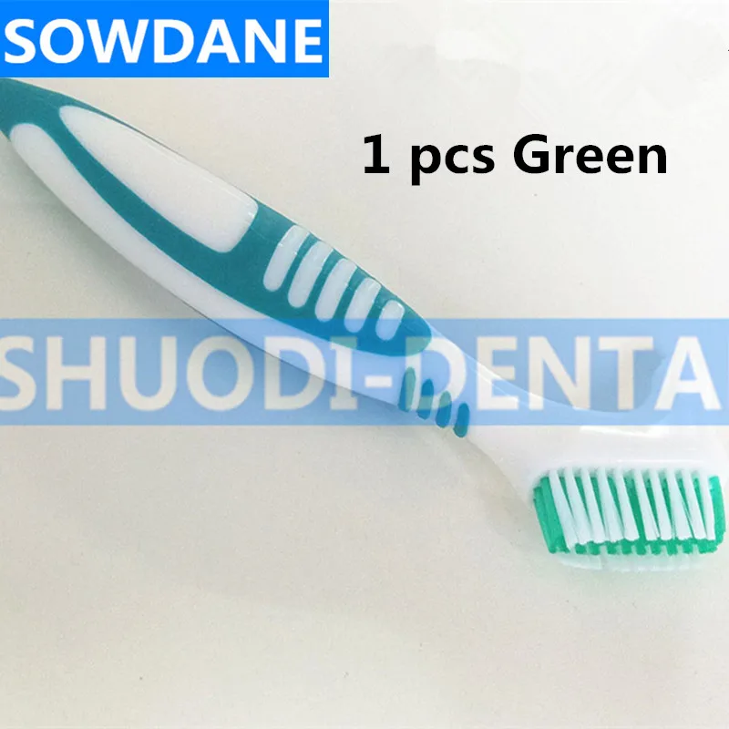 1 pcs Dental Brush Denture Cleaning Brush Multi-Layered Bristles Teeth Whitening False Teeth Brush Oral Care Brush Tool