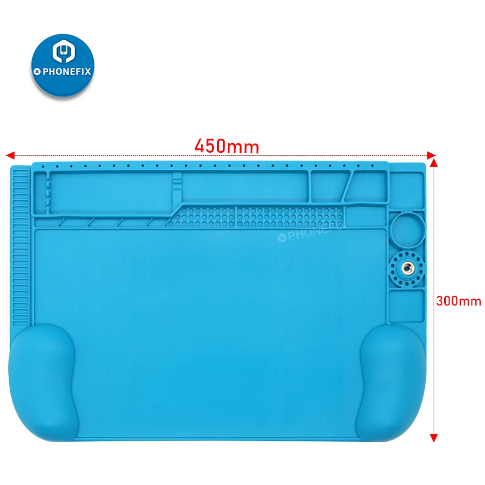 3D superficie Convessa Magnetica Del Silicone di Saldatura Zerbino Elettronica 3D Riparazione Pad per il Telefono Cellulare di Elettronica di Saldatura di Riparazione